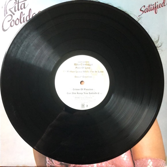 Rita Coolidge Satisfied Vinyl Lp '79 - Picture 6 of 7